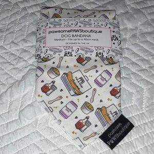 Fish and chips dog bandana